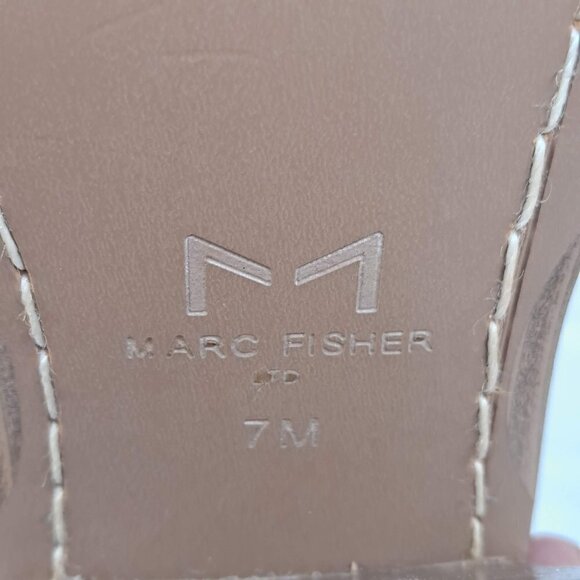 Marc Fisher Gadri 7M Gray Suede Booties Pointed Toe Chunky Heel Pull On NWOT - Picture 11 of 13